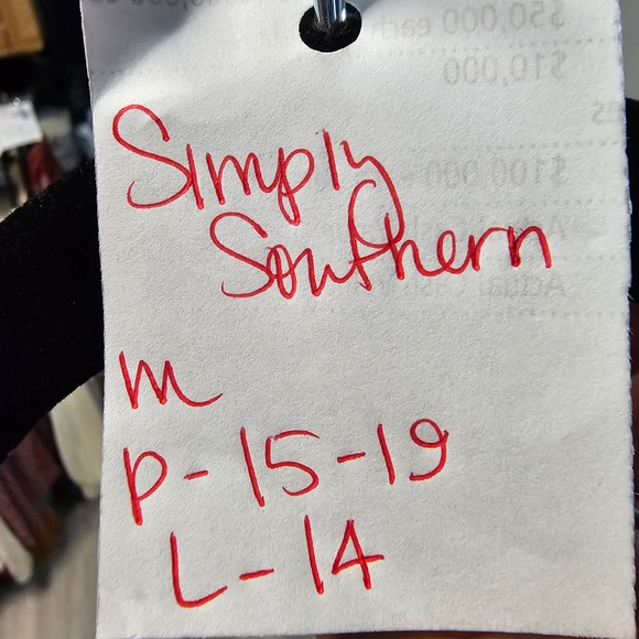 Simply Southern Smocked Square Neck Crop Top Shellfish Print Blue Pink Size M - Picture 6 of 6